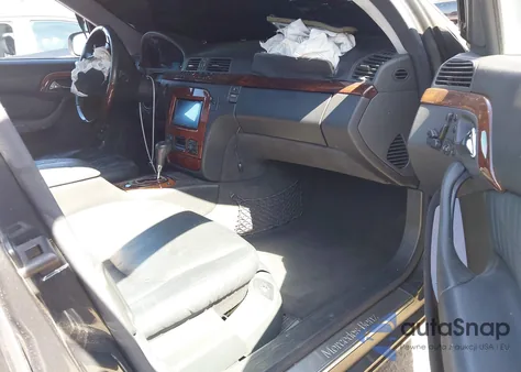 2002 Mercedes-Benz S 500 из США, поврежденный, VIN WDBNG75J92A261702